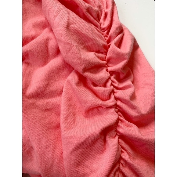 NWT Michal Stars Racerback Ruched Midi Tank Dress in Fresco - Picture 10 of 10